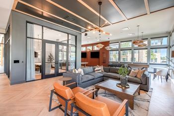 Expansive resident lounge